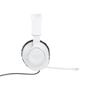 Audifono JBL Quantum 100 Gaming con cable y micrófono desmontable, Tipo 3.5mm, Compatible con Playstation, Xbox, Nintendo Switch, Color Blanco con Azul. JBLQ100PWHTBLUAM