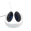Audifono JBL Quantum 100 Gaming con cable y micrófono desmontable, Tipo 3.5mm, Compatible con Playstation, Xbox, Nintendo Switch, Color Blanco con Azul. JBLQ100PWHTBLUAM