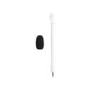 Audifono JBL Quantum 100 Gaming con cable y micrófono desmontable, Tipo 3.5mm, Compatible con Playstation, Xbox, Nintendo Switch, Color Blanco con Azul. JBLQ100PWHTBLUAM
