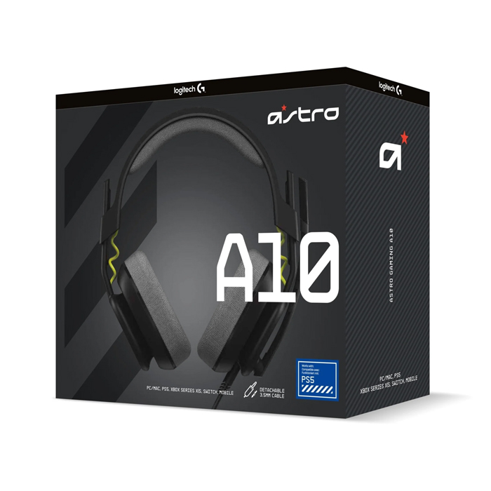 Headset Logitech Astro Gaming A10 Gen 2 Black Star Killer Base 939-002055