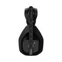 Auricular Logitech Astro A50 - Audífono con micrófono para gamer + Base , compatible con Playstation/PC, Inalámbrico, Color Negro. 939-001673