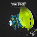 Auricular Razer Gaming Kaira X - Audífono alámbrico gamer, Xbox/PC mediante conexión de 3.5 mm, Color verde. RZ04-03970600-R3U1