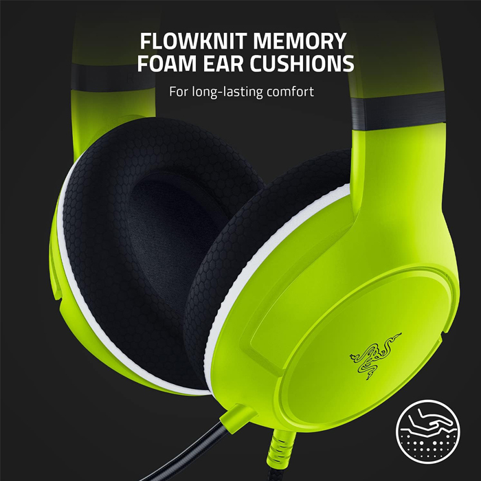 Auricular Razer Gaming Kaira X - Audífono alámbrico gamer, Xbox/PC mediante conexión de 3.5 mm, Color verde. RZ04-03970600-R3U1