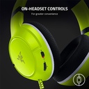 Auricular Razer Gaming Kaira X - Audífono alámbrico gamer, Xbox/PC mediante conexión de 3.5 mm, Color verde. RZ04-03970600-R3U1