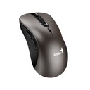 Mouse Genius ERGO 8100S - Ergonómico y Silencioso Inalámbrico con receptor, Color Champaña. 31030040402
