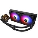 Enfriamiento Líquido Thermalright Frozen Warframe 240 BLACK ARGB - 240mm, 3000 RPM, 70.84 CFM, PMW, Socket: AM4/AM5/115X/1200/1700/1851/2011/2066