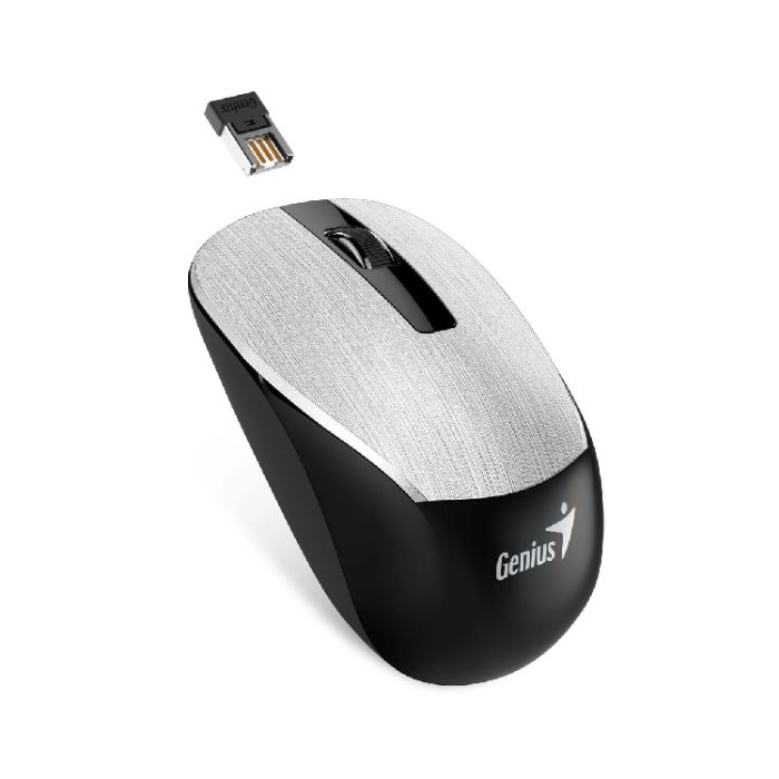 Mouse Genius Rs2 Eco-8015 Inalambrico Bluetooth 31030011411 Plateado