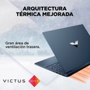 Laptop HP Victus Gaming 15-fa0022la - 15.6", Core i5-12450H, 16GB DDR4-3200,  512GB SSD, RTX3050 4 GB, Windows 11 Home Spanish, Azul. A14LDLA#ABM