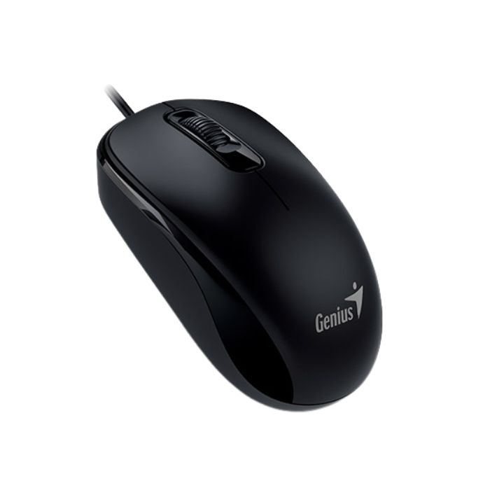Mouse Genius Rs2 Dx-110 - Óptico Alámbrico, USB, 1000 DPI, Windows & Mac OS, Negro. 31010116100.