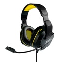 Auricular Thonet & Vander Gaming Vx70 - Audífono con micrófono, Alambrico 3.5mm, control de volumen, Encendido y Apagado, Color Negro/Amarillo. HK096-03563