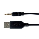 Auricular Thonet & Vander Gaming Vx70 - Audífono con micrófono, Alambrico 3.5mm, control de volumen, Encendido y Apagado, Color Negro/Amarillo. HK096-03563