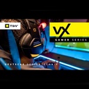 Auricular Thonet & Vander Gaming Vx70 - Audífono con micrófono, Alambrico 3.5mm, control de volumen, Encendido y Apagado, Color Negro/Amarillo. HK096-03563