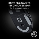 Mouse Razer Basilik V3 X Hyperspeed - Inalámbrico, personalizable para juegos: interruptores mecánicos Gen-2, 5G Sensor óptico avanzado de 18K PPP, RGB. Rz01-04870100-R3u1