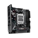 Tarjeta Madre AMD Asus ROG STRIX B850-I GAMING WIFI - AM5, AMD B850, 2x DDR5 8400Mhz(OC), 3x PCIe 5.0 x16, HDMI 2.1, 2x USB 2.0,  1x USB Tipo C, 4x Tipo A10Gbps, 1x M.2, 2 SATA 6Gb/s. ROG STRIX B850-I GAMING WIFI