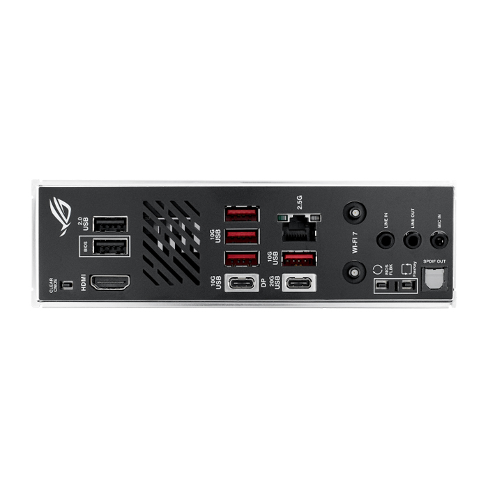 Tarjeta Madre AMD Asus ROG STRIX B850-I GAMING WIFI - AM5, AMD B850, 2x DDR5 8400Mhz(OC), 3x PCIe 5.0 x16, HDMI 2.1, 2x USB 2.0,  1x USB Tipo C, 4x Tipo A10Gbps, 1x M.2, 2 SATA 6Gb/s. ROG STRIX B850-I GAMING WIFI