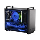Computador i7 Mini Gaming - Intel Core i7-12700 4.90 GHz Turbo, Nvidia Geforce 4060 8GB GDDR6, 1TB SSD Nvme M.2, 16GB RAM DDR5 5600Mhz, Teclado, Mouse, Bocina, Windows 11 Pro Español - MJK Gaming i7