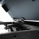 Caja Gaming ATX AZZA Cast 808 - Construcción en aluminio, conectores 2x USB 3.0 / 1x USB-C, HD Audio, 1x abanico de 120mm ARGB Posterior, color negro.
