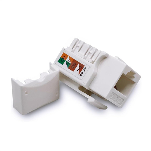Conector VCOM NM206 - Conector cat6 UTP (Keystone Jack) RJ-45.