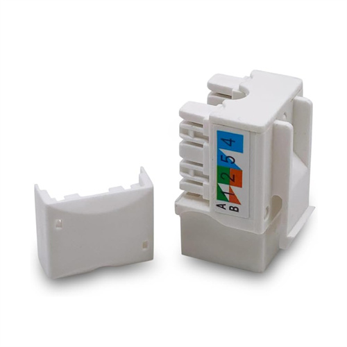 Conector VCOM NM206 - Conector cat6 UTP (Keystone Jack) RJ-45.