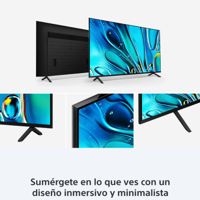 Televisor Smart TV 65" Sony, BRAVIA 3 | 4K HDR Processor X1™ | 4K Ultra HD | Alto rango dinámico (HDR), color negro. K-65S30