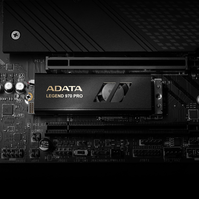Unidad de Estado Solido(SSD) A-Data Legend 970 - Capacidad de 4TB, 3D NAND, 14000MB/s de lectura, 11000MB/s de escritura, PCIe Gen5x4, M.2 2280. SLEG-970P-4TCI