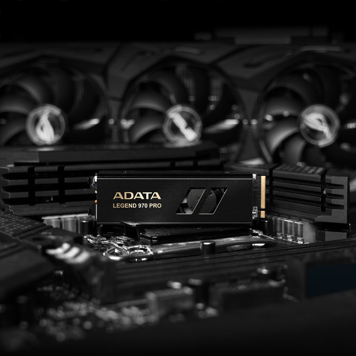 Unidad de Estado Solido(SSD) A-Data Legend 970 - Capacidad de 4TB, 3D NAND, 14000MB/s de lectura, 11000MB/s de escritura, PCIe Gen5x4, M.2 2280. SLEG-970P-4TCI