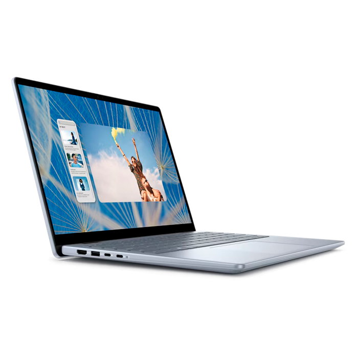 Laptop Dell Inspiron 7440 - 14" Full HD (2 en 1) Pantalla Táctil, Intel Core i5-120U, 8GB DDR5, 512GB SSD, Webcam, WiFi, Bluetooth, Gráficos Iris Xe, Windows 11 Home Ingles, Color: Azul hielo. I7440-5311BLU-PUS