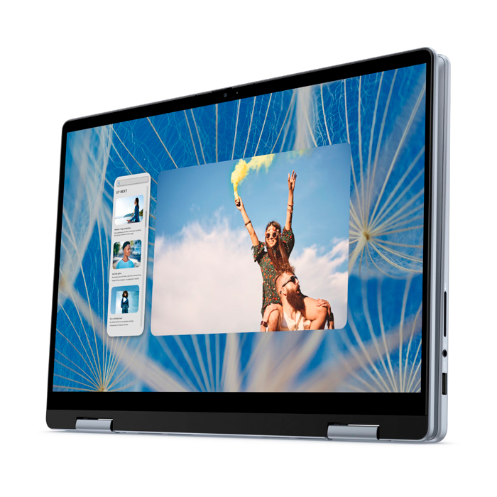 Laptop Dell Inspiron 7440 - 14" Full HD (2 en 1) Pantalla Táctil, Intel Core i5-120U, 8GB DDR5, 512GB SSD, Webcam, WiFi, Bluetooth, Gráficos Iris Xe, Windows 11 Home Ingles, Color: Azul hielo. I7440-5311BLU-PUS
