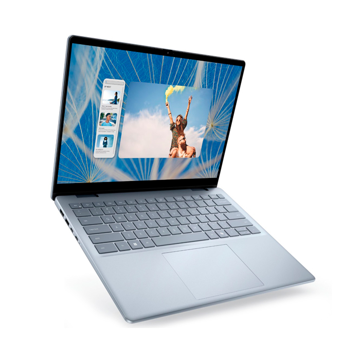 Laptop Dell Inspiron 7440 - 14" Full HD (2 en 1) Pantalla Táctil, Intel Core i5-120U, 8GB DDR5, 512GB SSD, Webcam, WiFi, Bluetooth, Gráficos Iris Xe, Windows 11 Home Ingles, Color: Azul hielo. I7440-5311BLU-PUS