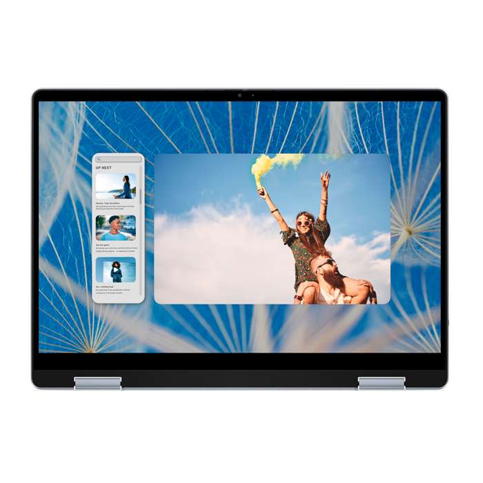 Laptop Dell Inspiron 7440 - 14" Full HD (2 en 1) Pantalla Táctil, Intel Core i5-120U, 8GB DDR5, 512GB SSD, Webcam, WiFi, Bluetooth, Gráficos Iris Xe, Windows 11 Home Ingles, Color: Azul hielo. I7440-5311BLU-PUS