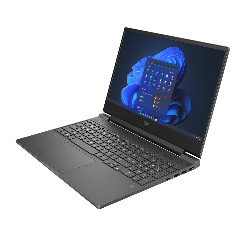 Laptop HP Victus 15-FA2701WM - 15.6" Full HD IPS, Intel Core i5-13420H, 16GB DDR4, 512GB SSD M.2 NVME, Webcam, WiFi, Bluetooth, Nvidia GeForce RTX 4050/6GB, Windows 11 Home Ingles, Negro. 15-FA2701WM