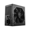 Fuente de Poder MSI MAG A550BN - Potencia de 550W, 24 pines ATX, 2x conector 6+2 PCI-E y 5x SATA, abanico 120mm, 80 plus bronce.
