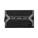 Fuente de Poder MSI MAG A550BN - Potencia de 550W, 24 pines ATX, 2x conector 6+2 PCI-E y 5x SATA, abanico 120mm, 80 plus bronce.