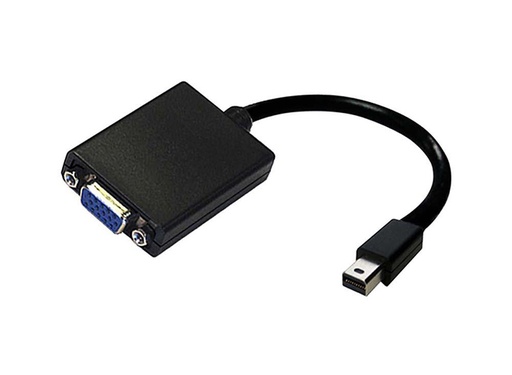 [CYA-ARG-012] Adaptador Argom Mini Displayport (macho) a VGA (hembra) - 6 Pulgadas, para video de alta definición. ARG-CB-0053