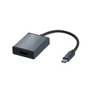 Adaptador Argom Tipo-C a HDMI macho/hembra - 6 Pulgadas, para celulares, tablet, laptops, resoluciones de hasta 3820x2160. ARG-CB-0060