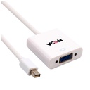 Adaptador Mini DisplayPort a VGA VCOM CG613 - DisplayPort macho a VGA hembra, 1080P - 60Hz, color blanco. CG613-0.15