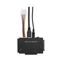 Adaptador USB 3.0 a IDE/SATA VCOM CU821 - Para conectar Disco Duro SATA de 2.5", 3.5", 5.25", HDD, SSD, DVD-ROM Externo, adaptador de poder.