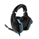 Auricular Logitech G635 - Audífono con micrófono para gamer, compatible con PC/PS4/Xbox One/Nintendo Switch/Smartphone, rgb, sonido envolvente 7.1, teclas G, conector 3.5mm, color negro. 981-000748