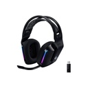 Auricular Logitech G733 LightSpeed RGB Wireless - Audífono con micrófono para gamer, inalámbrico, dts, compatible con PC/MAC/PS4, color negro. 981-000863