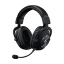 Auricular Logitech Pro X Gaming Headset - Audífono con micrófono para gamer, Pro-G, compatible con PC/PS4/Xbox One, conector usb, color negro. 981-000817