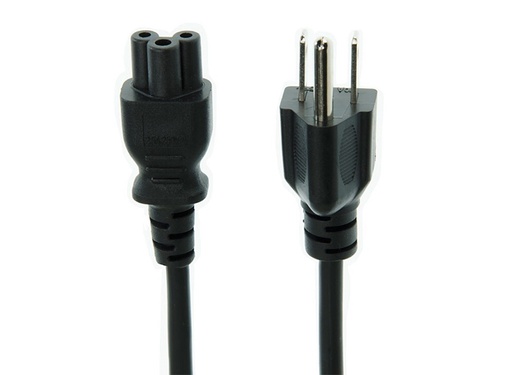 [CYA-VCO-209] Cable de Poder VCOM Trebol 110V CE032 - Cable de Poder macho/hembra,1.8m (5.9pies). CE032-1.8