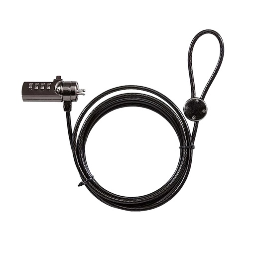 [MSC-ARG-001] Cable de Seguridad Argom - para portátiles, candado de combinación, Kensington compatible. ARG-KL-5001