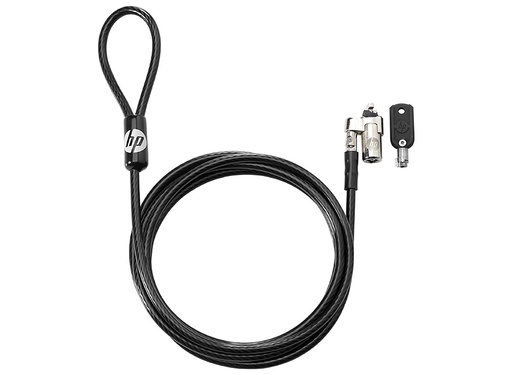 [MSC-HEW-010] Cable de Seguridad HP T1A62AA - para portátiles, candado con llave.