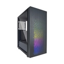 Caja ATX AZZA Celesta 340F - Conectores 1x USB 3.0 / 2x USB 2.0, ventana lateral, 1x abanico de 120mm, negro Posterior de 120mm, color negro. CSAZ-340F