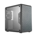 Caja Cooler Master Q500L - Para ATX, micro-ATX, mini-ITX, conectores 2x USB 3.0, ventana lateral, 1x abanico de 120mm, color negro. MCB-Q500L-KANN-S00