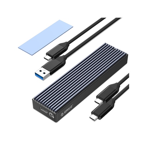[CJE-ORI-004] Caja Portable ORICO SSD M.2 SATA, USB 3.1 Gen 2 tamaño 2230/2242/2260/2280(hasta 2TB) (M.2 SATA) M2PV-C3