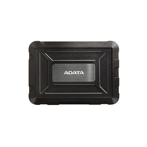 [CJE-ADA-001] Caja portable A-DATA ED600 - A prueba de golpes, a prueba de polvo, USB 3.0, 2.0 para disco HDD/SSD, 7mm/9.5mm SATA 2.5", color negro. AED600-U31-CBK
