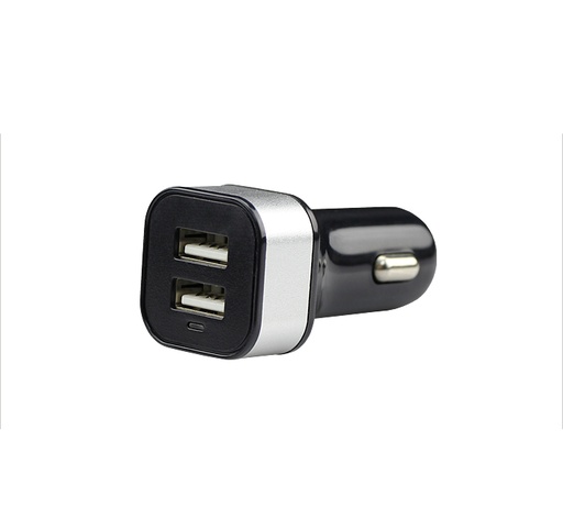 [POW-VCO-001] Cargador USB VCOM M071 - Cargador doble para automóvil, recarga iPod, iPhone, iPad, celulares, MP3/MP4, otros.