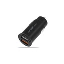 Cargador de Coche Argom ARG-AC-0111BK - Cargador doble para automóvil, USB, Carga rapida, 30W, Compatible con celulares, tablets, otros