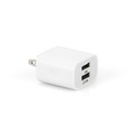 Cargador de Pared Argom Tech - USB 1A,para celulares, tablet, laptops ,5V, blanco. ARG-AC-0105